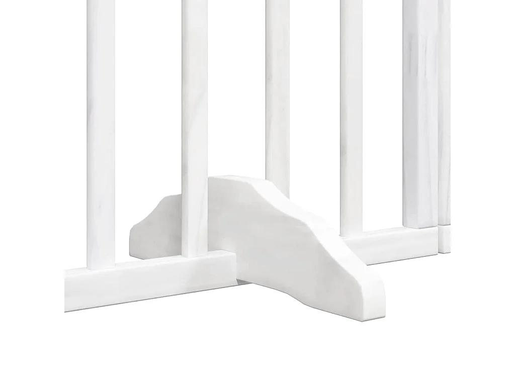 Barrière pour chien porte pliable 15 panneaux bois de peuplier