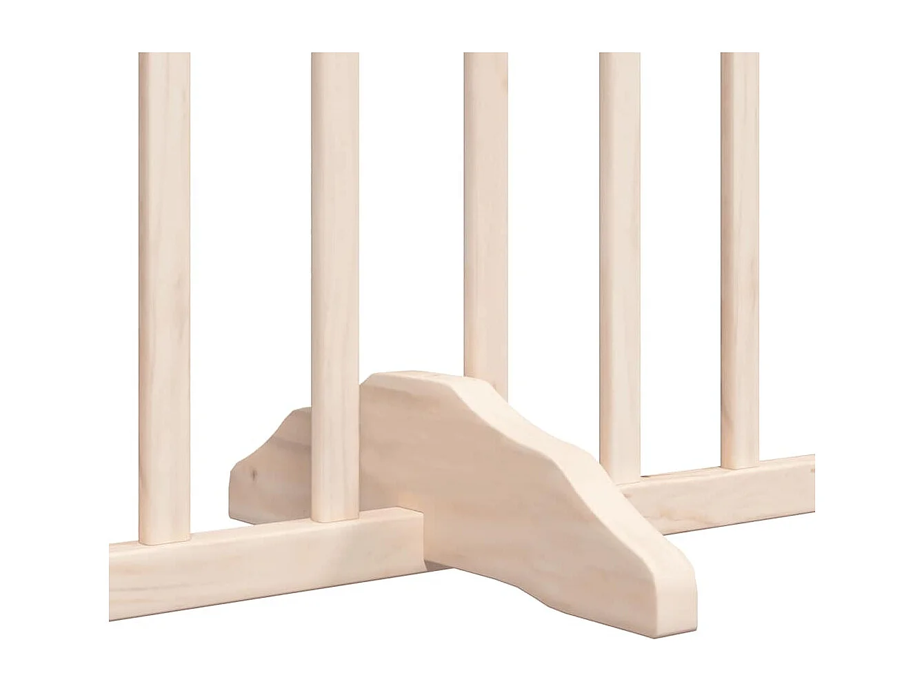 Portão para cães com porta dobrável 8 painéis 640 cm álamo