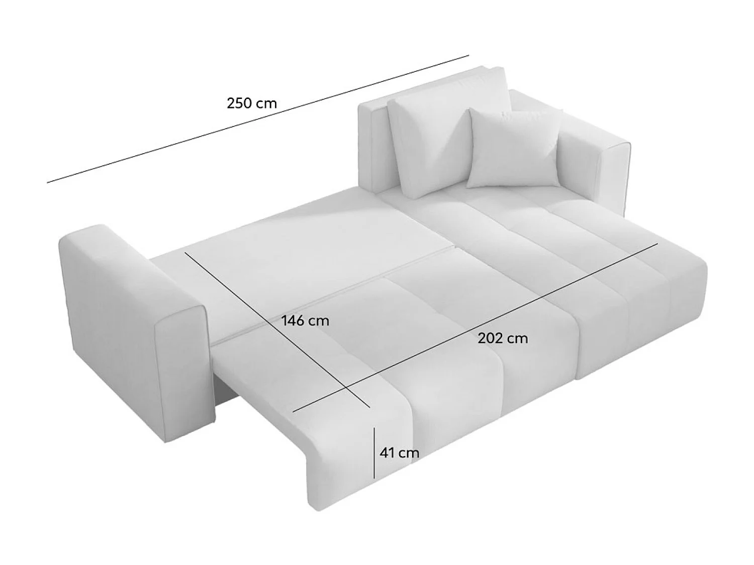 Canapé d'angle convertible 4 places avec coffre en velours beige BRIGHTON