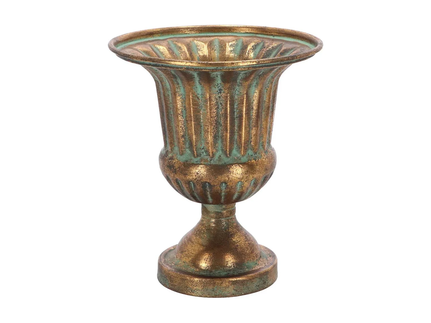 Vase en métal vieilli Médicis Modèle 2