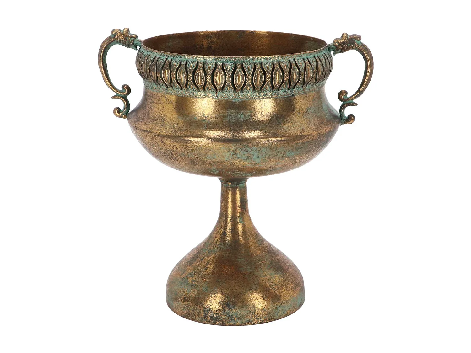 Vase en métal vieilli Médicis Modèle 4