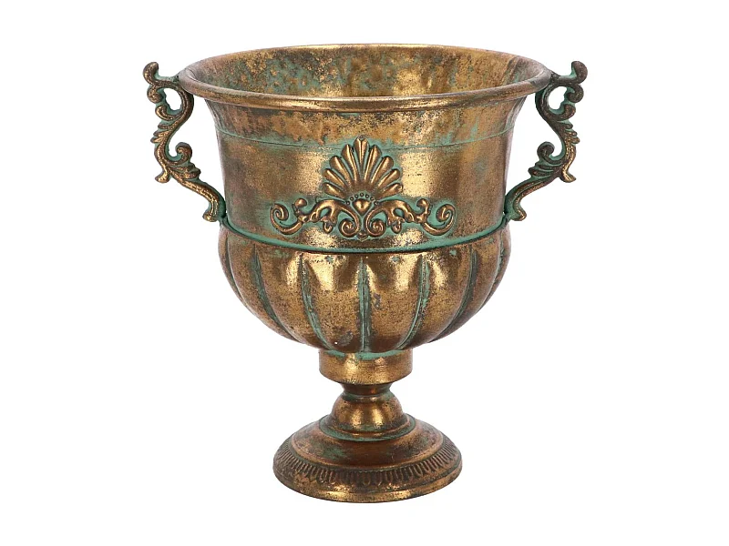 Vase en métal vieilli Médicis Modèle 3