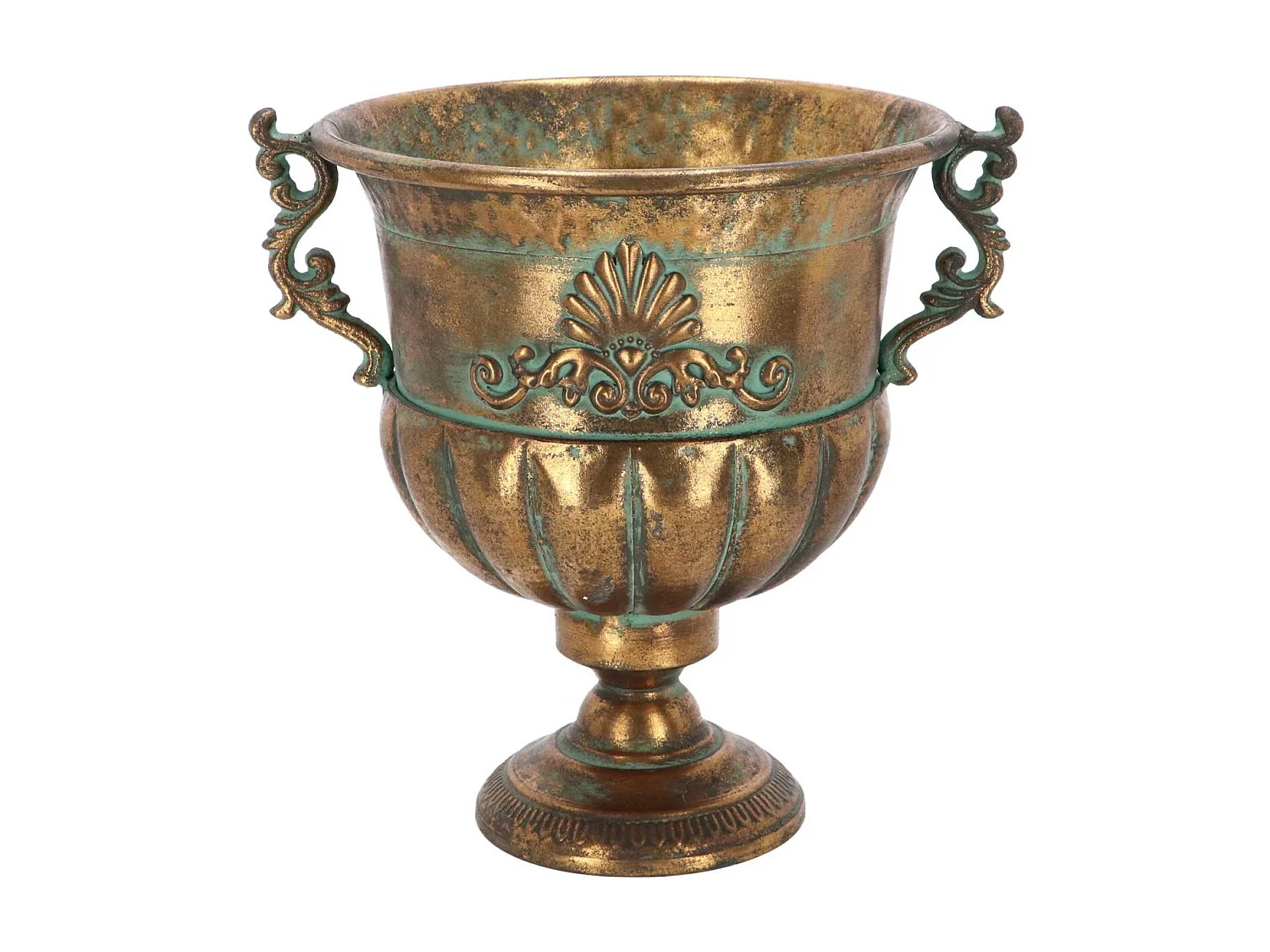 Vase en métal vieilli Médicis Modèle 3