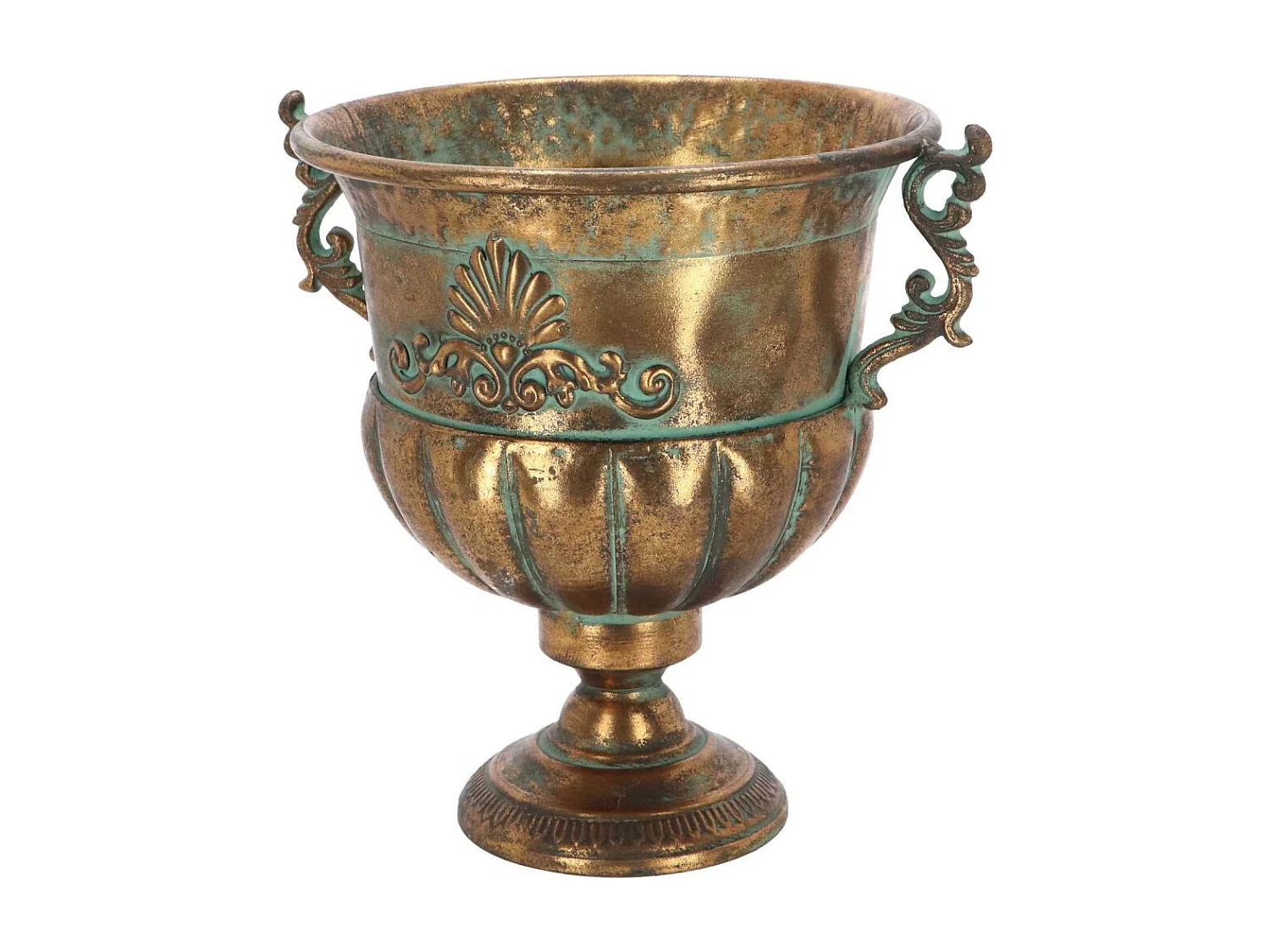 Vase en métal vieilli Médicis Modèle 3