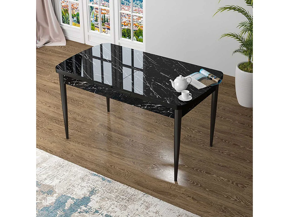 Table de repas en aggloméré avec rallonge Zen