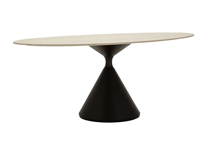 Table repas en métal et MDF Space 180 x 90 x 73 cm