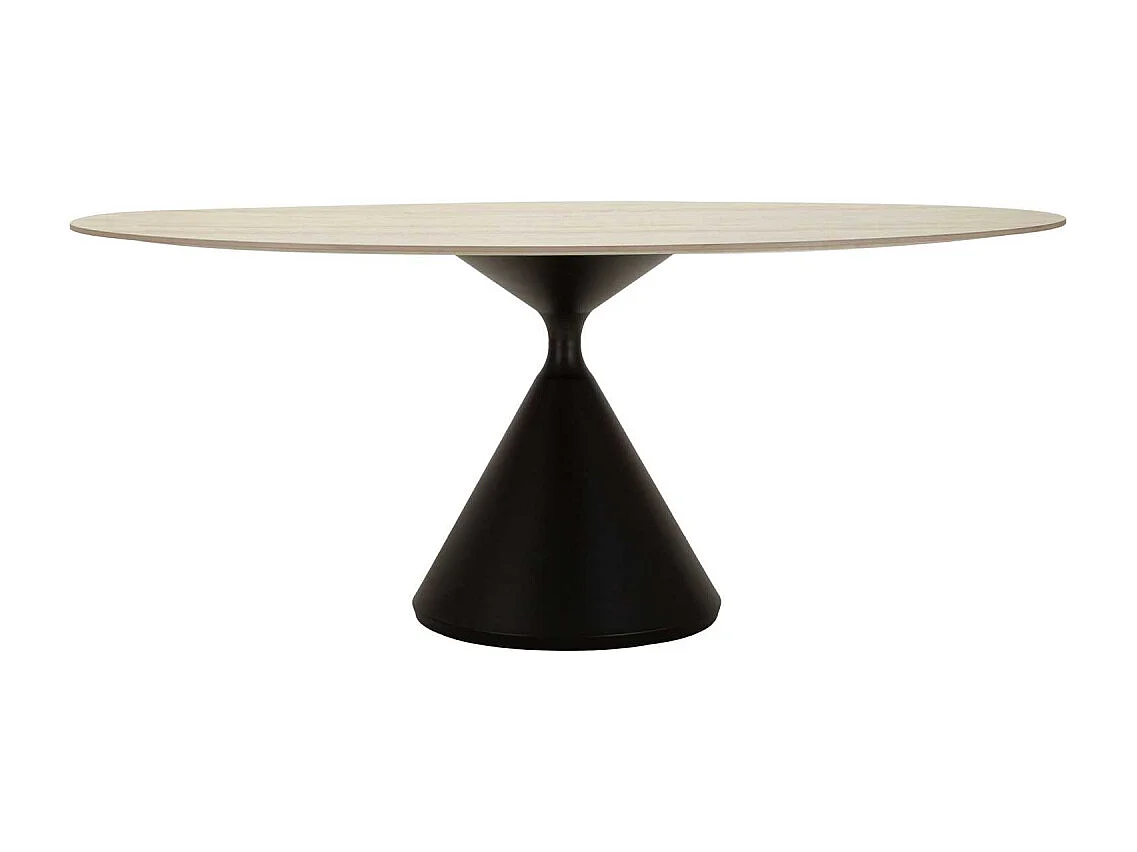 Table repas en métal et MDF Space 180 x 90 x 73 cm