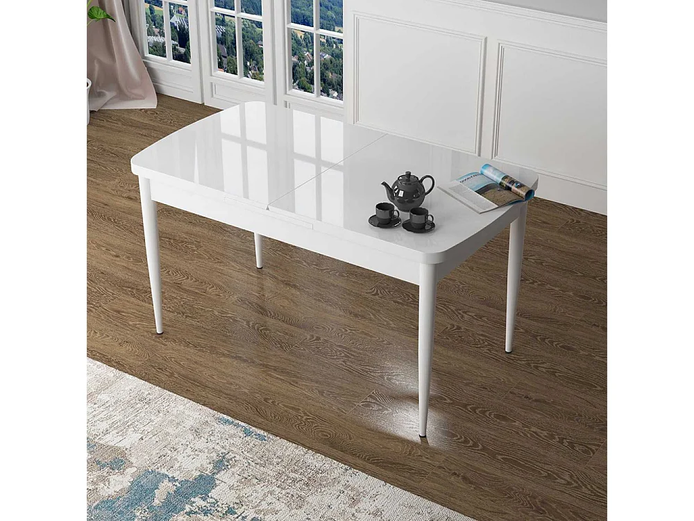 Table de repas en aggloméré avec rallonge Zen