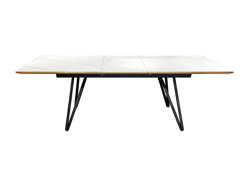 Table extensible 180/230 cm chêne céramique pieds métal – ONYX 2