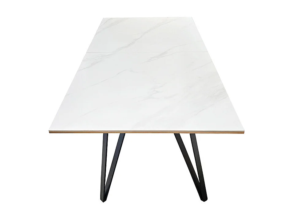 Table extensible 180/230 cm chêne céramique pieds métal – ONYX 2