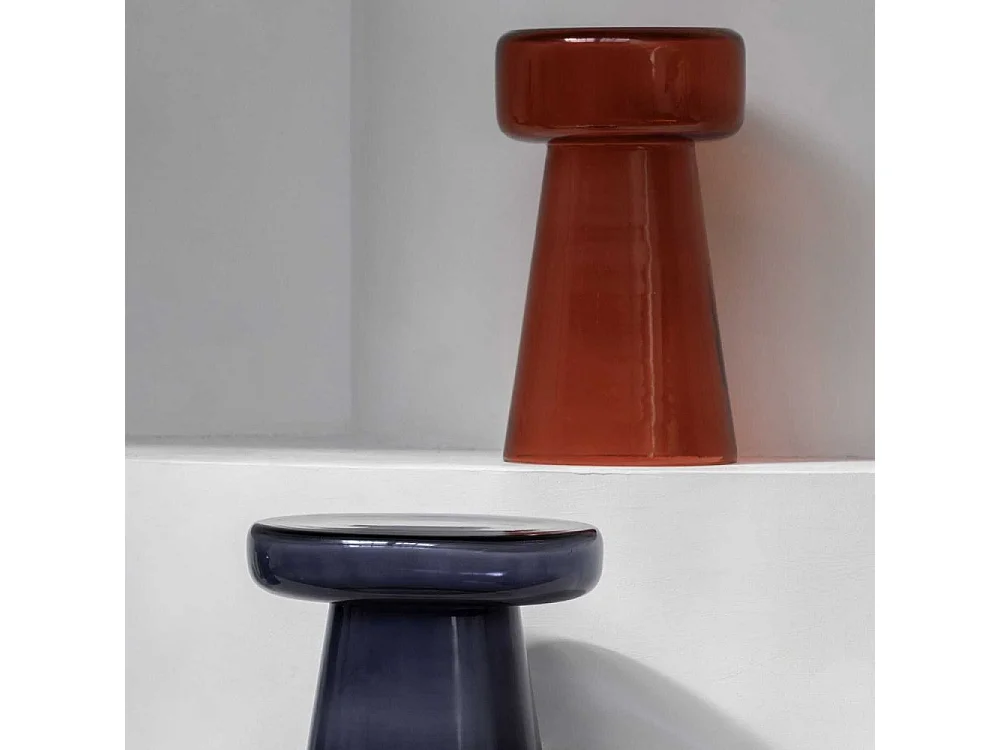 Table d'appoint en verre coloré Simpleza
