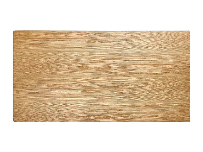 Table basse 120 cm placage bois naturel pieds métal noir – ONYX 2