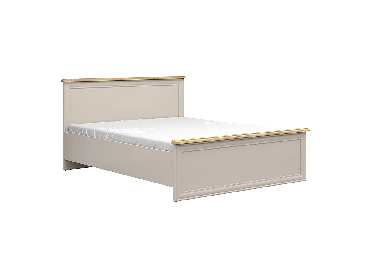Boxseng 160x200 inklusive lamelbund Perle Cachemire