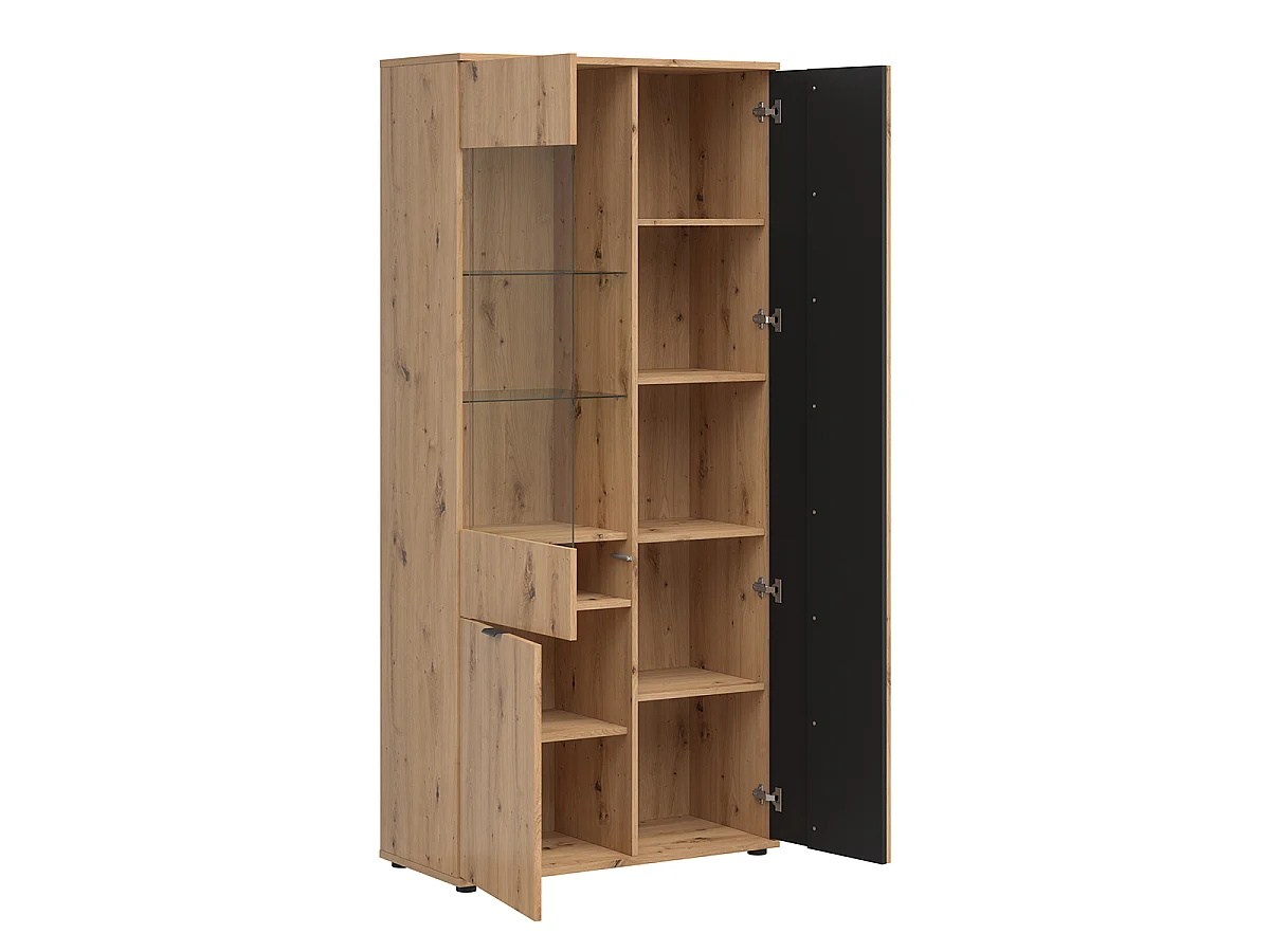 Vaisselier 3 portes Ezra Bois