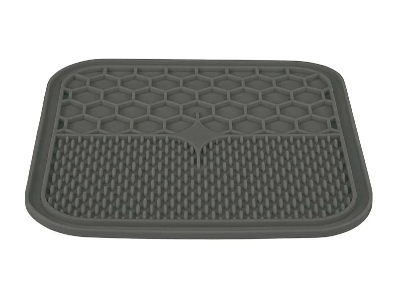 Tapis à lécher pour chien en silicone 20 x 20 cm