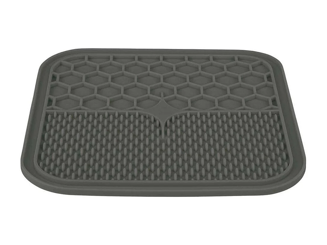 Tapis à lécher pour chien en silicone 20 x 20 cm