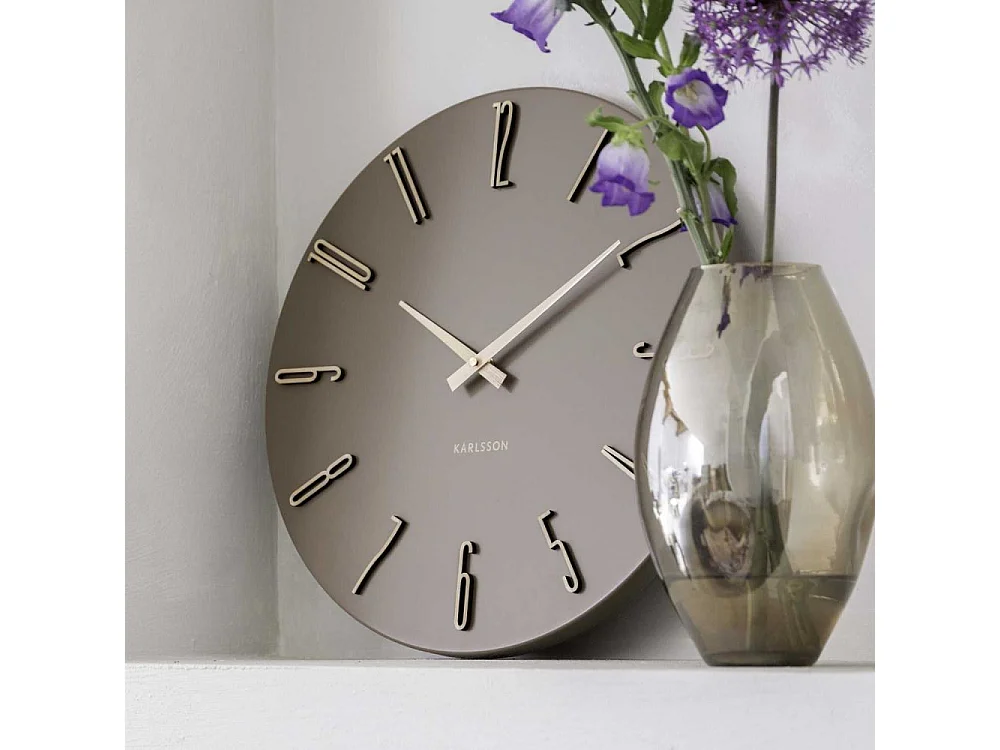 Horloge murale en métal Esmerado 40 cm