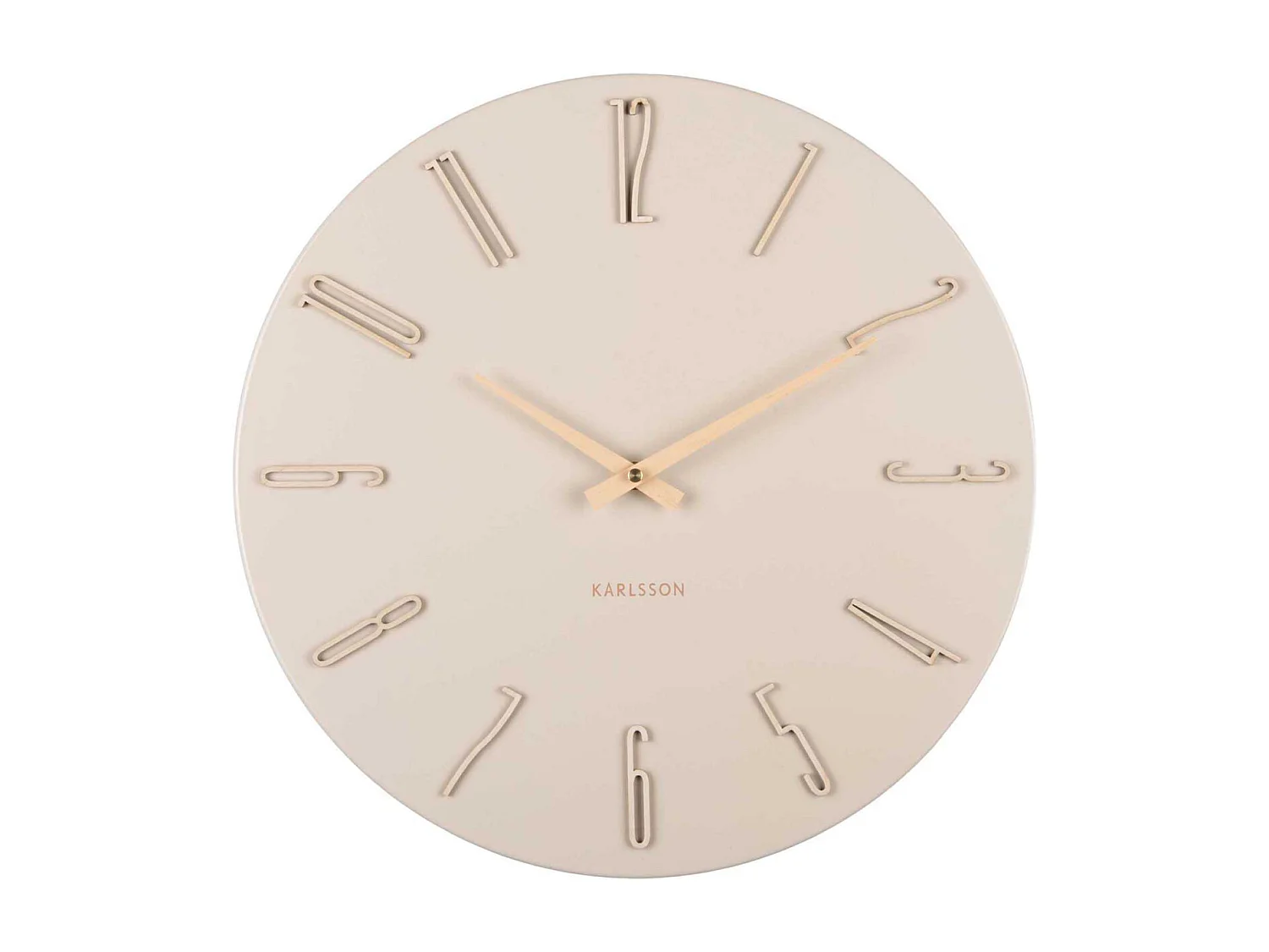Horloge murale en métal Esmerado 40 cm