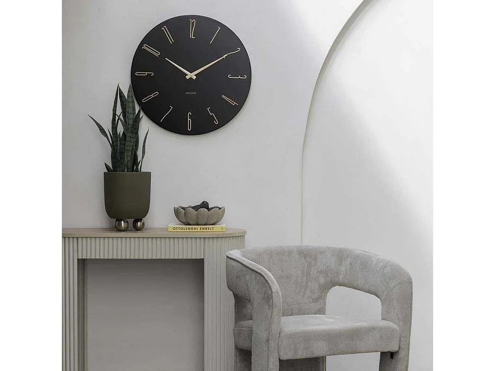 Horloge murale en métal Esmerado 60 cm