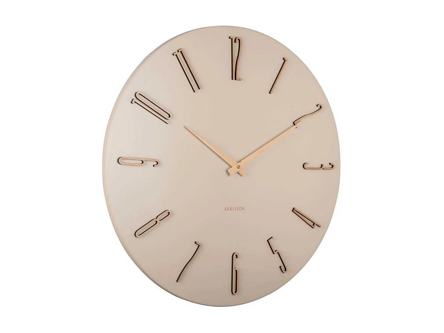 Horloge murale en métal Esmerado 60 cm