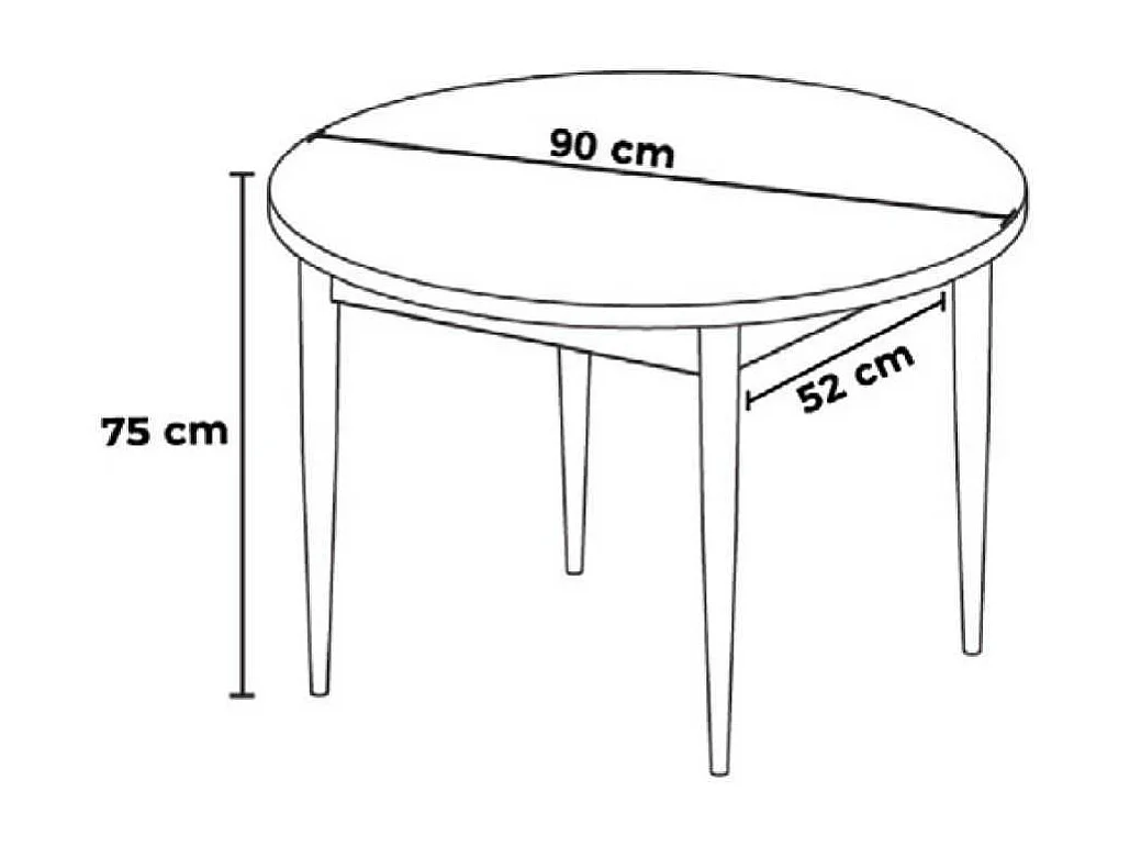 Table de repas ronde Rox
