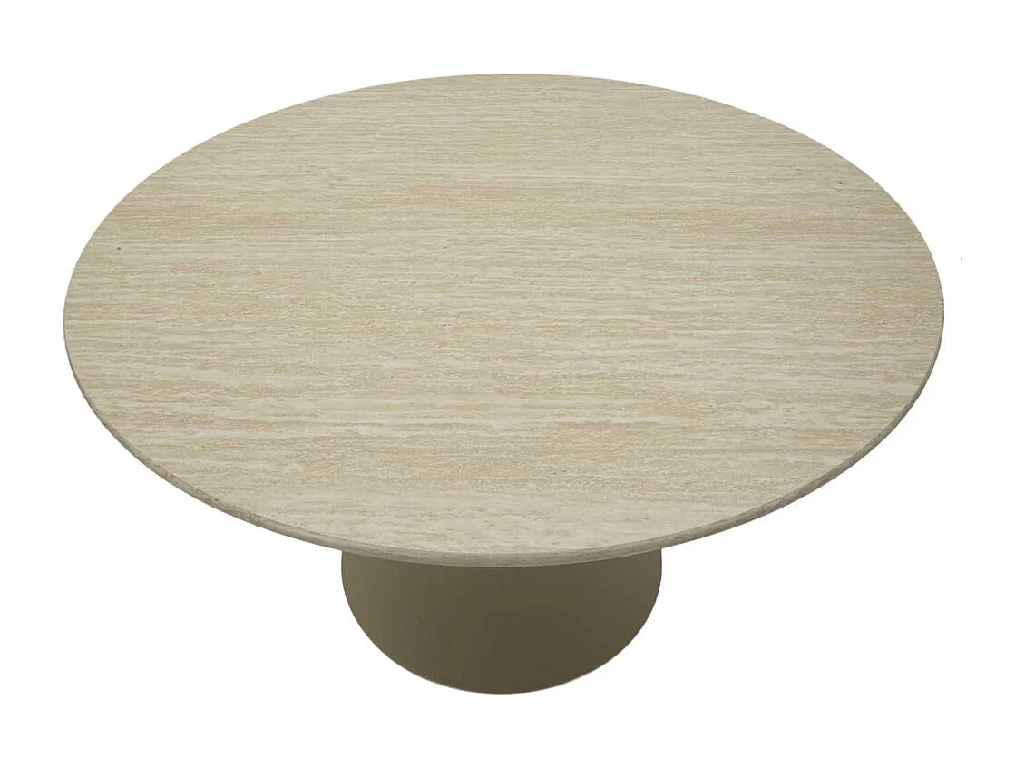 Table repas en métal et MDF 120 x 76 cm