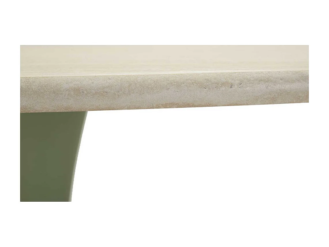 Table repas en métal et MDF 120 x 76 cm