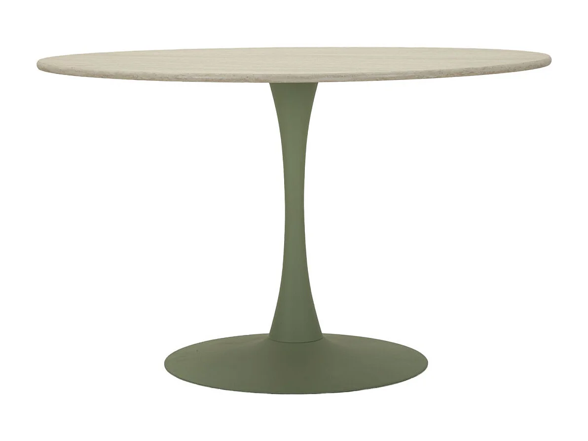 Table de Repas Ronde "Stoccolma" 120cm Vert