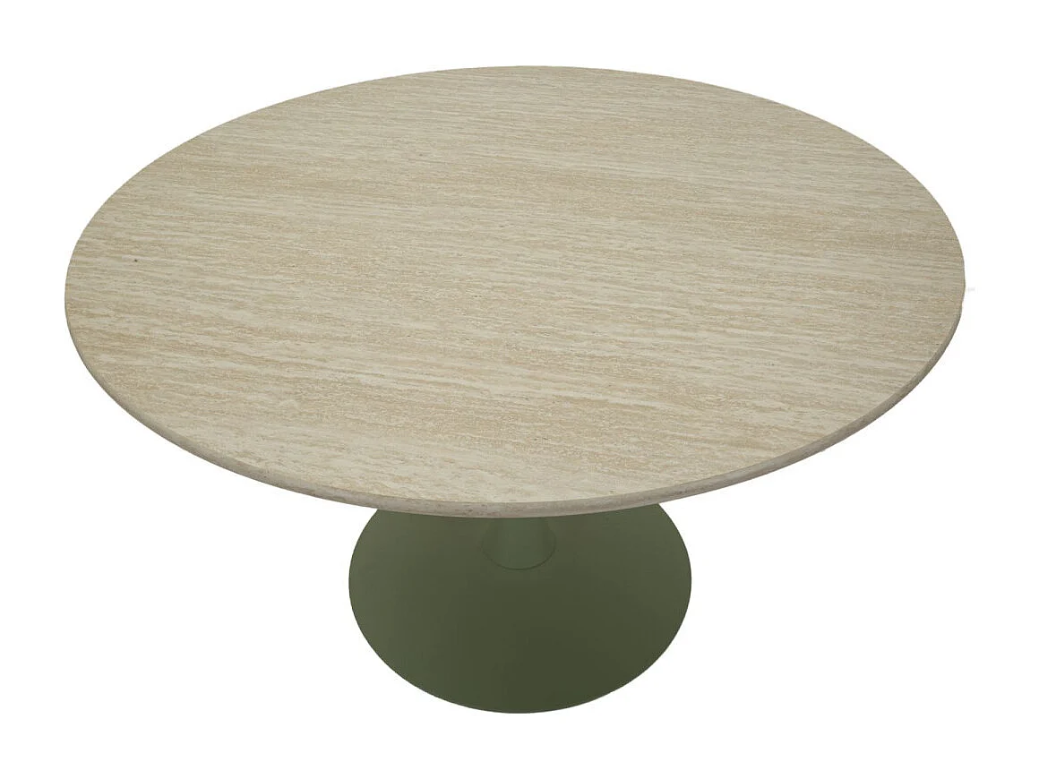 Table de Repas Ronde "Stoccolma" 120cm Vert