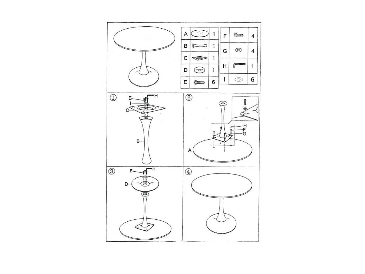 Table de Repas Ronde "Stoccolma" 120cm Vert