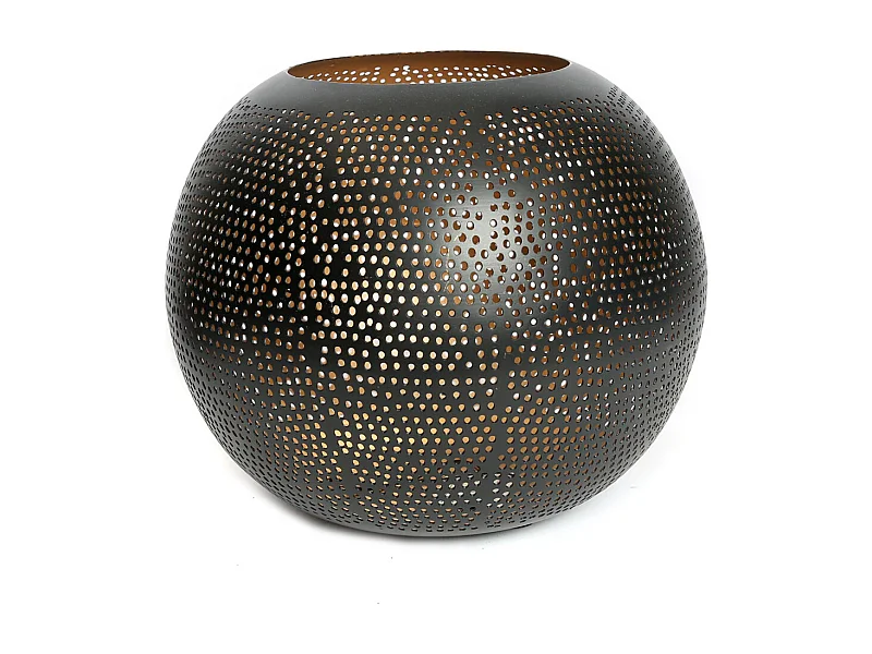 Die Pierced Ball - Schwarz Gold - L