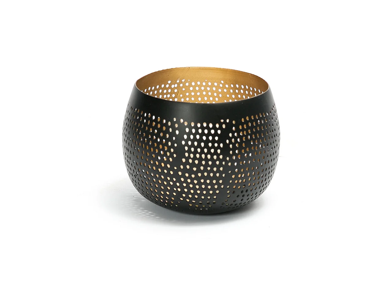 The Pierced Ball - Black Gold - S