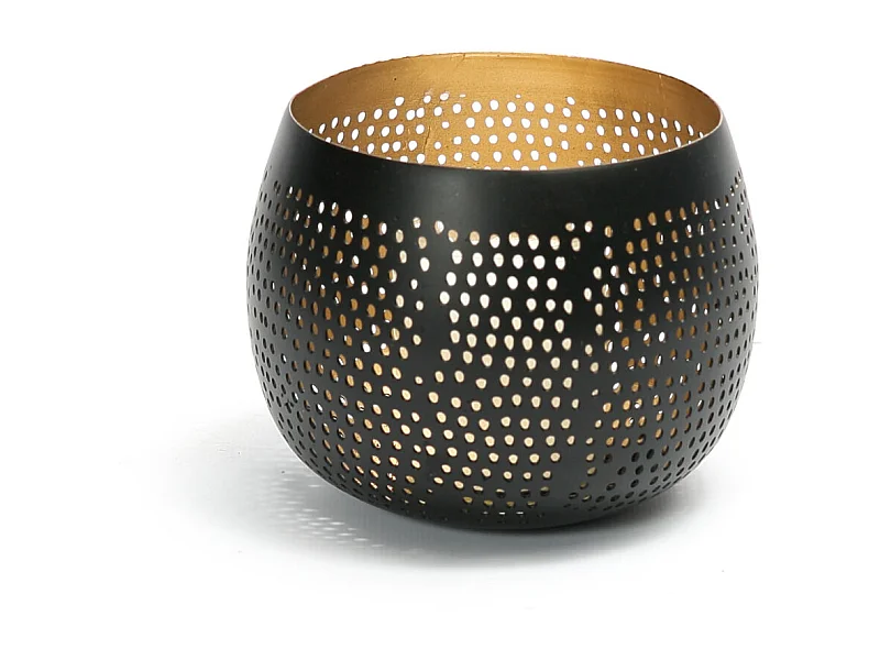 Die Pierced Ball - Schwarz Gold - S