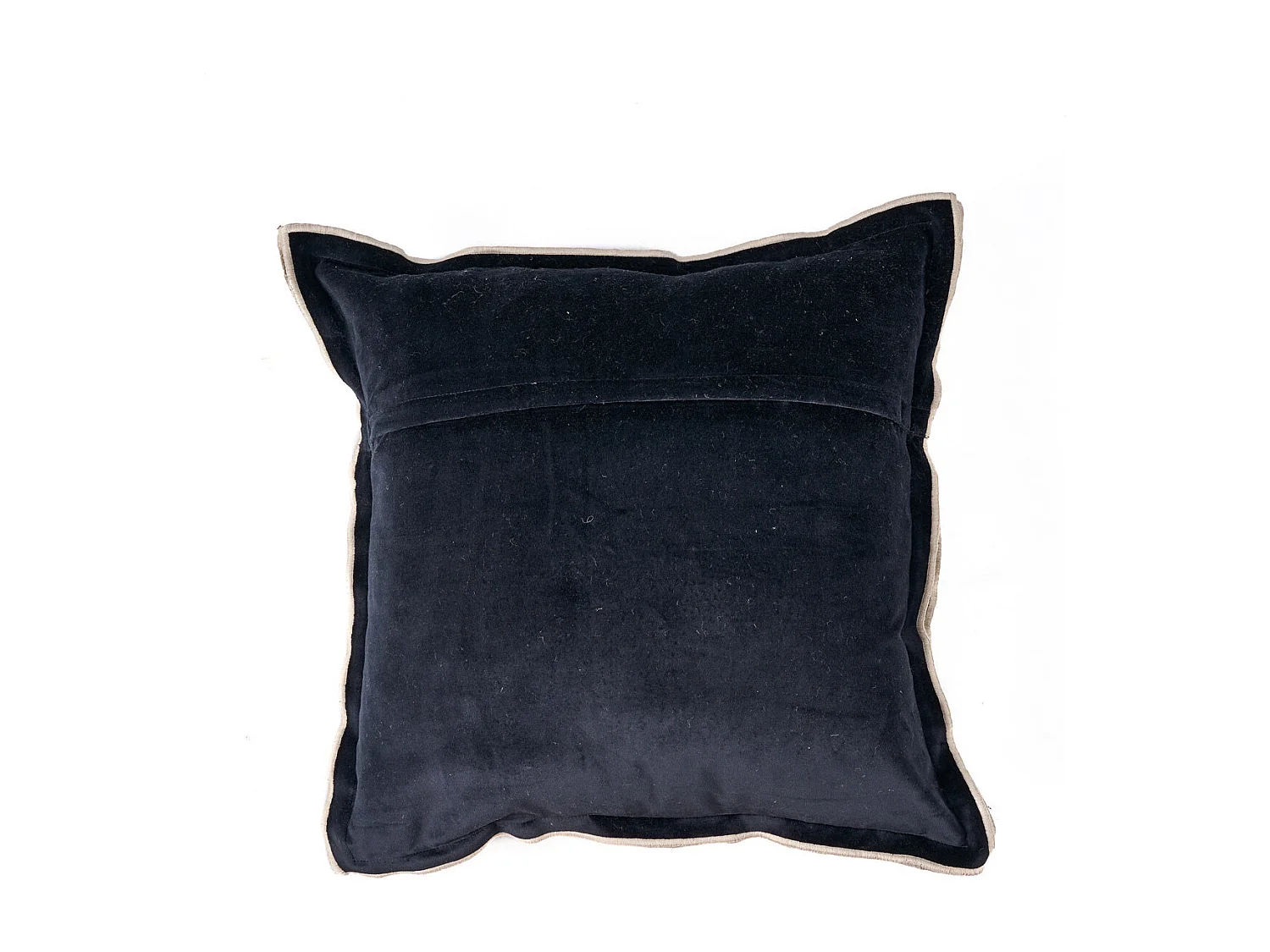 La Housse de Coussin Nordic Stripe - Noir Naturel - 50x50