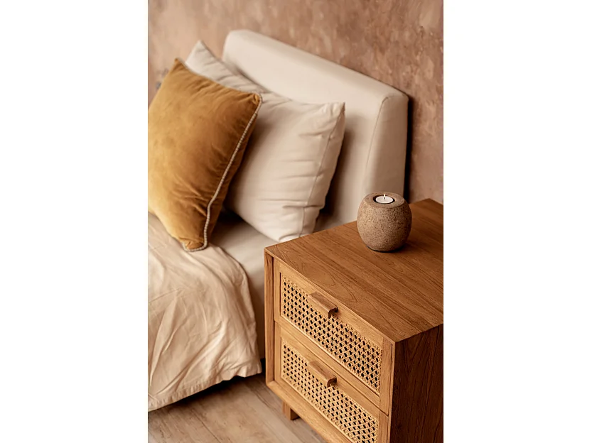 La Funda de Cojín Velvet Crush - Mustard - 50x50