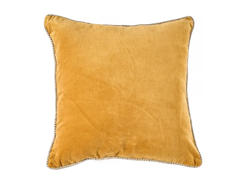 La Housse de Coussin Velvet Crush - Mustard - 50x50