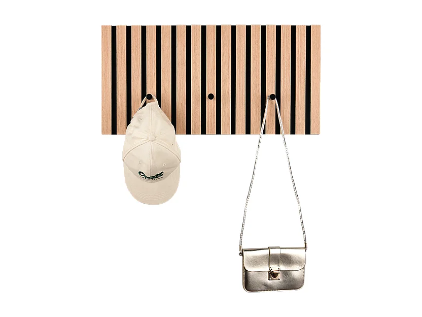 Panneau mural porte-manteaux 60 cm, Grace