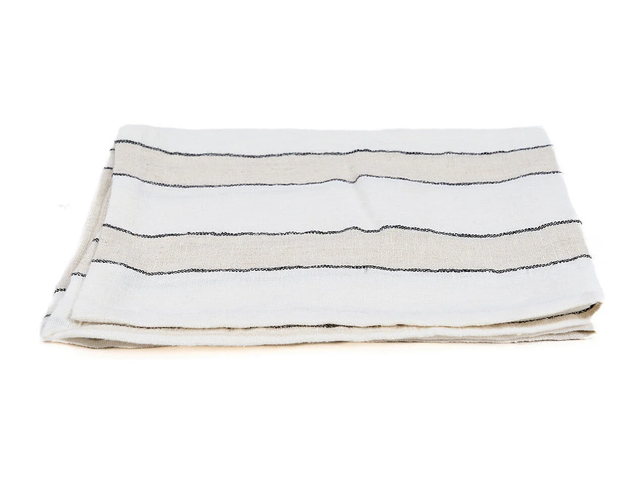 La Serviette Provence - Natural Black White - 45x45