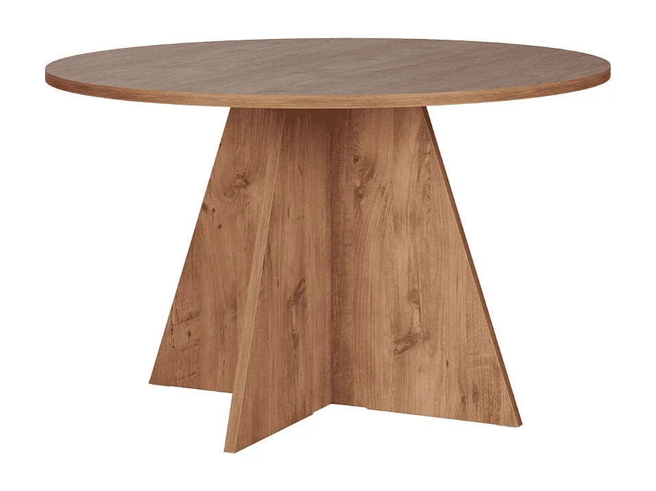 Table de salle à manger avec plateau rond D120 cm ARIA