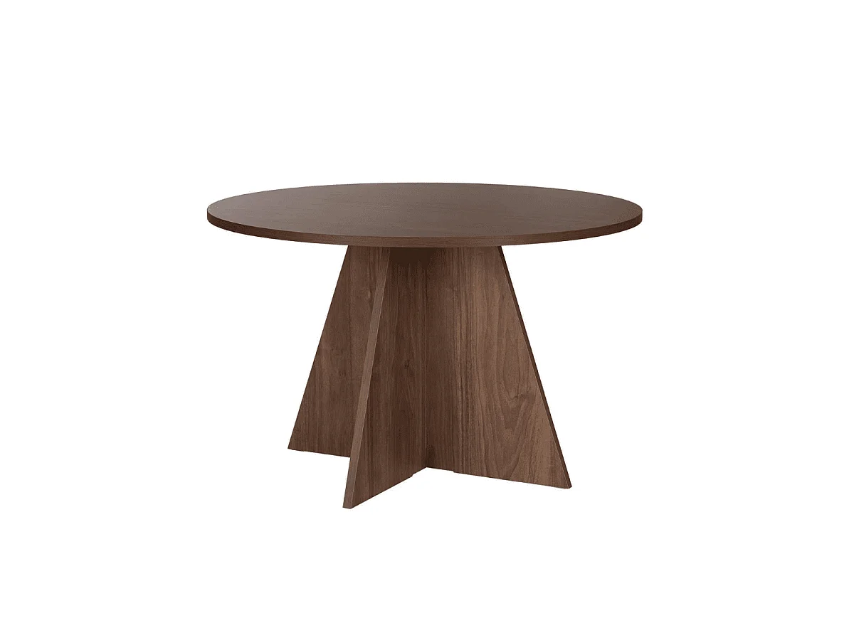 Table de salle à manger avec plateau rond D120 cm ARIA