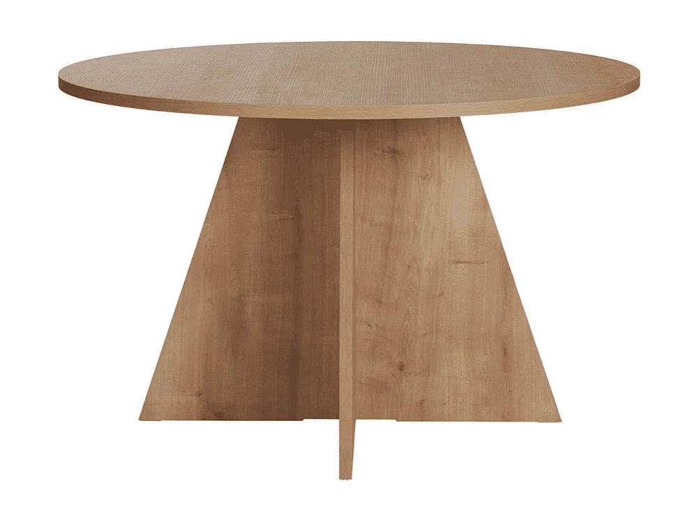 Table de salle à manger avec plateau rond D120 cm ARIA