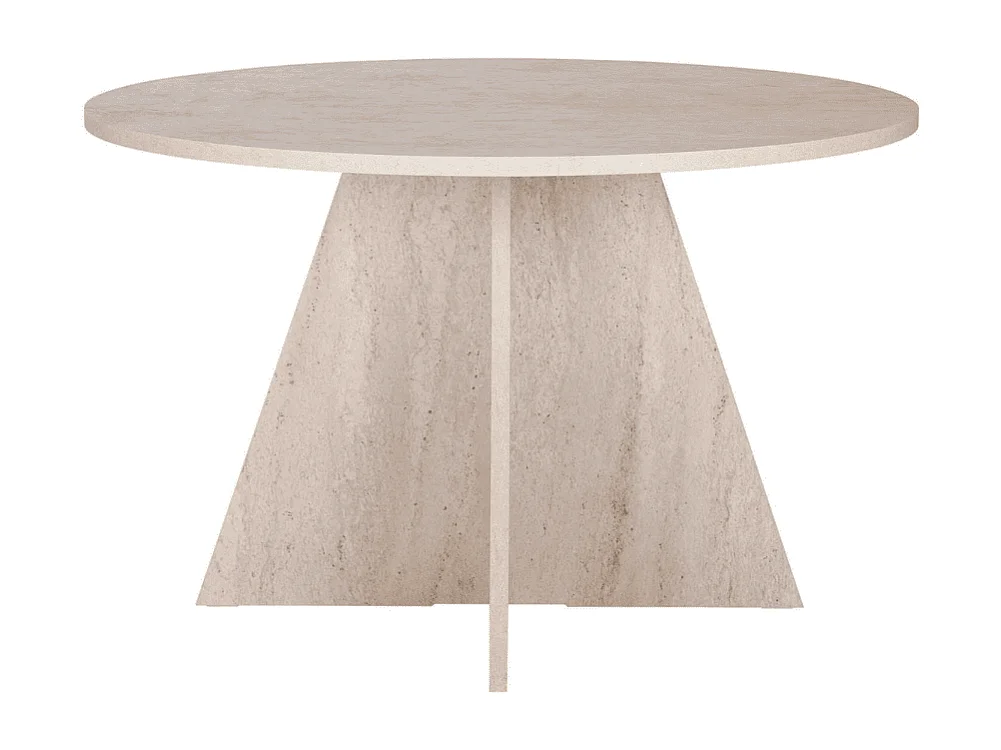 Table de salle à manger avec plateau rond D120 cm - ARIA