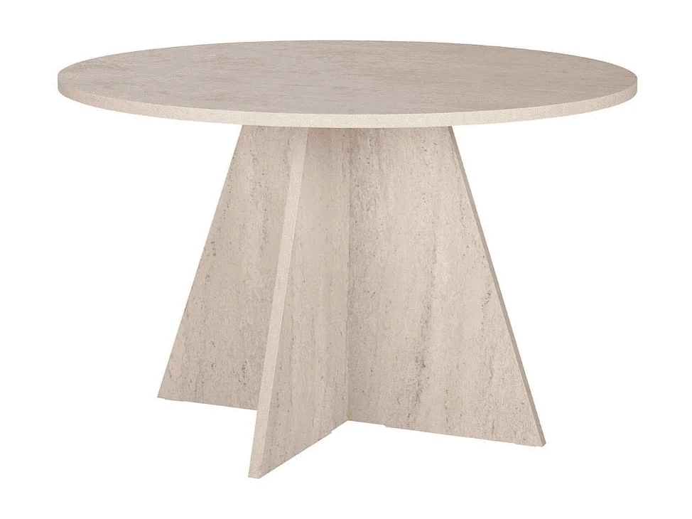 Table de salle à manger avec plateau rond D120 cm ARIA