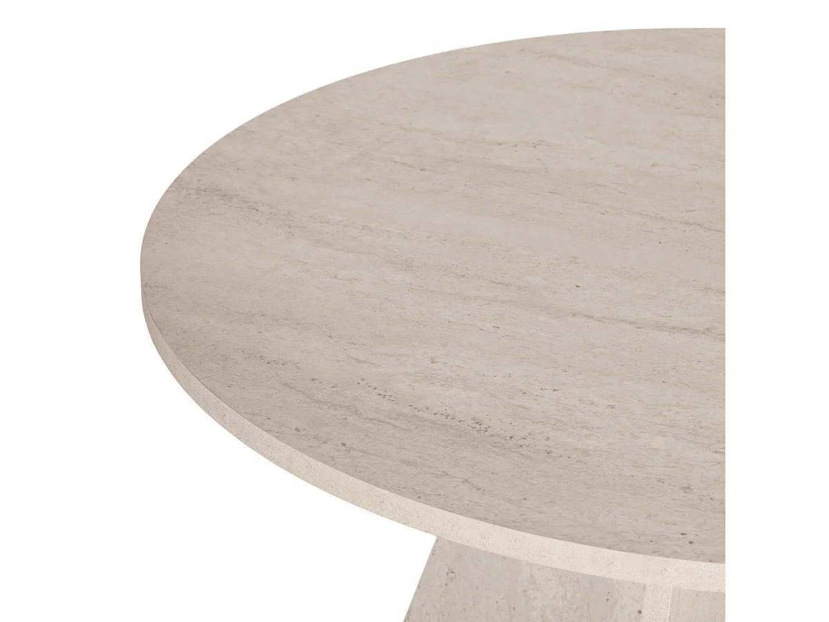 Tavolo da pranzo con piano rotondo D120 cm - ARIA
