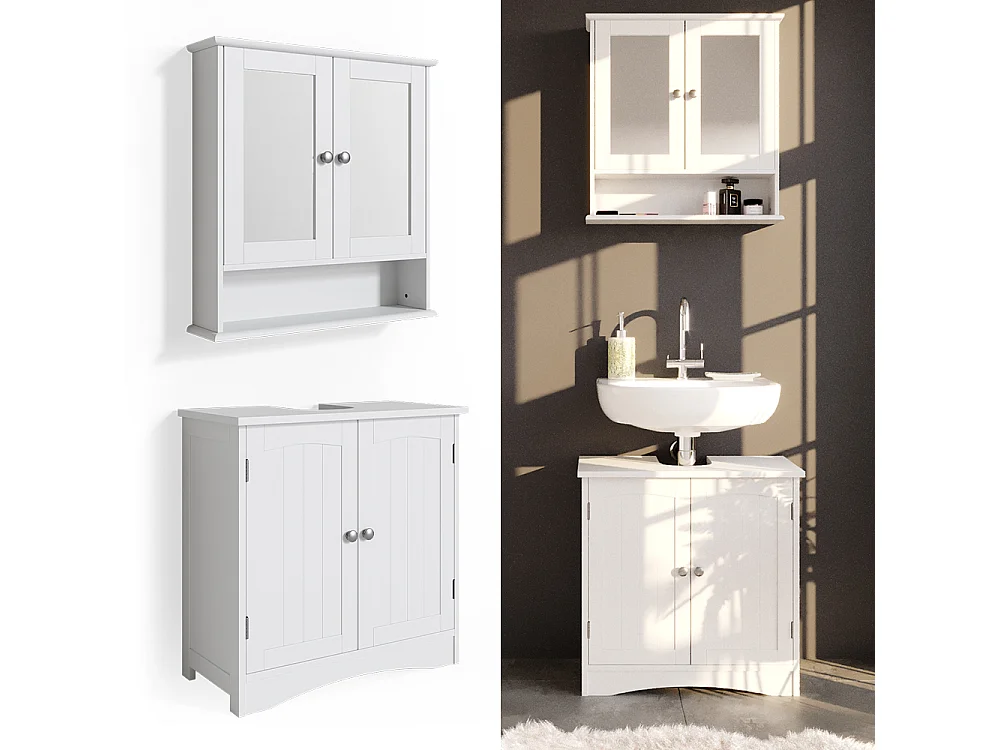 Meubles bain blanc 60x30x60 bianco