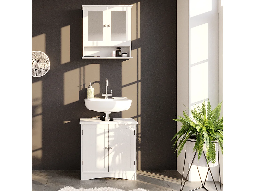 Meubles bain blanc 60x30x60 bianco