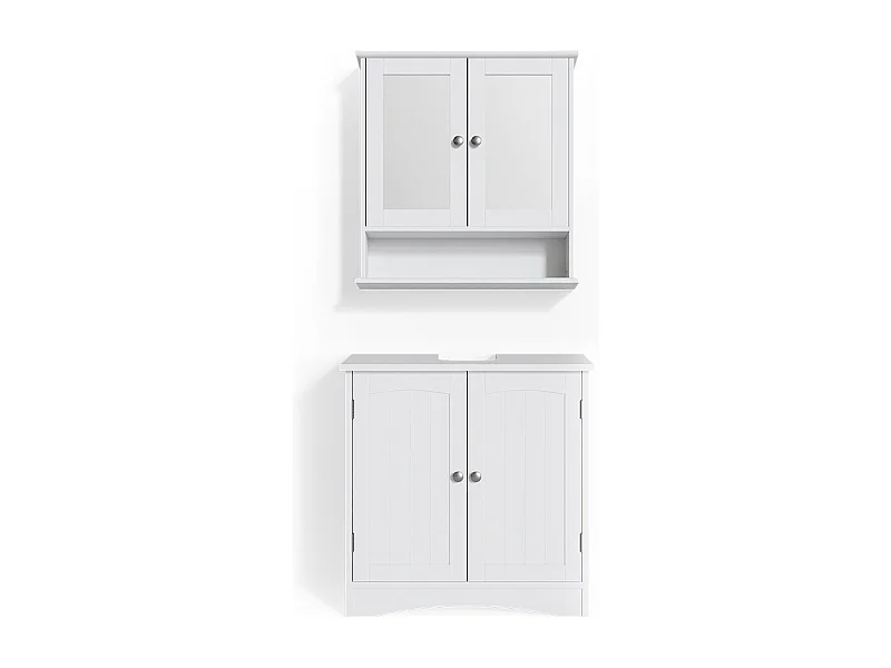 Conjunto de muebles de baño blanco 60x30x60 bianco