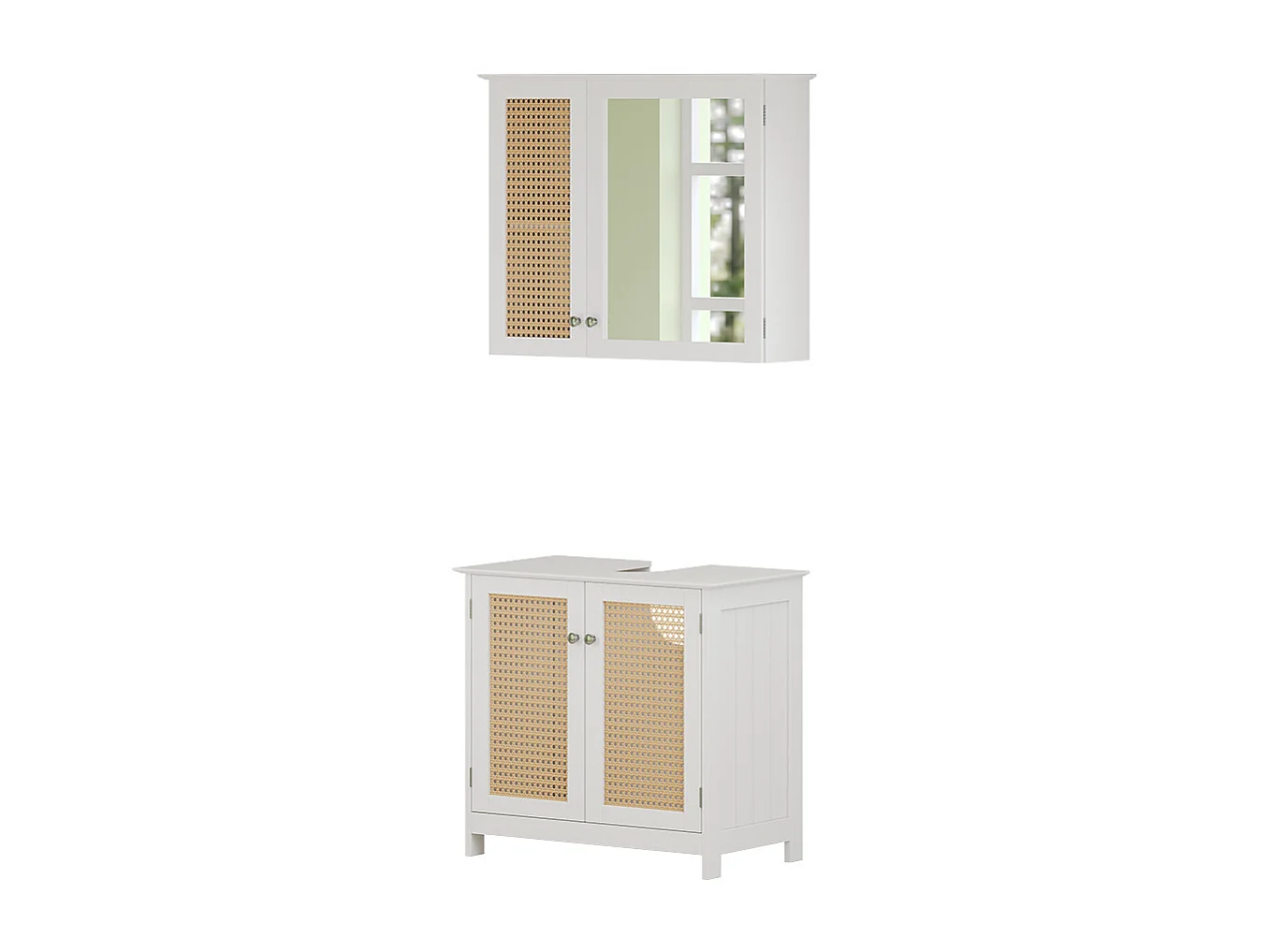 Meubles bain blanc 60x35x58 rosario