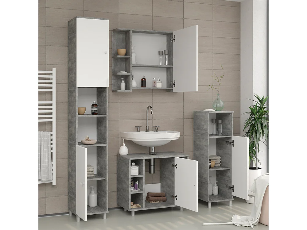 Meubles bain béton 60x32x54 fynn