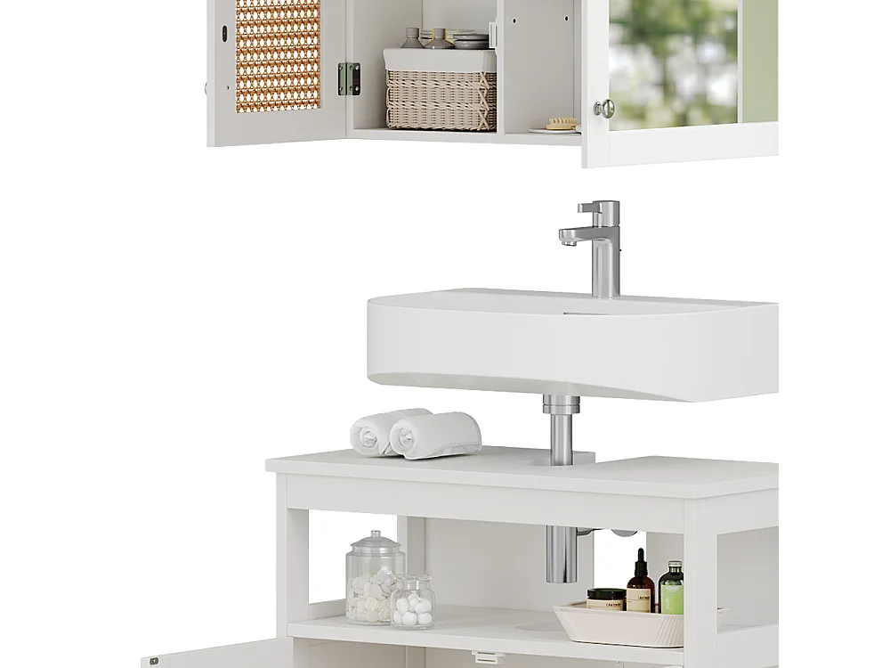 Meubles bain blanc 60x30x60 rosario